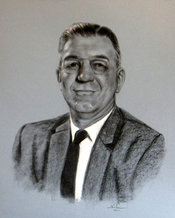 Charcoal Portrait of a Man